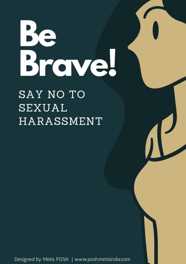Prevention of sexual harassment posters - Be brave