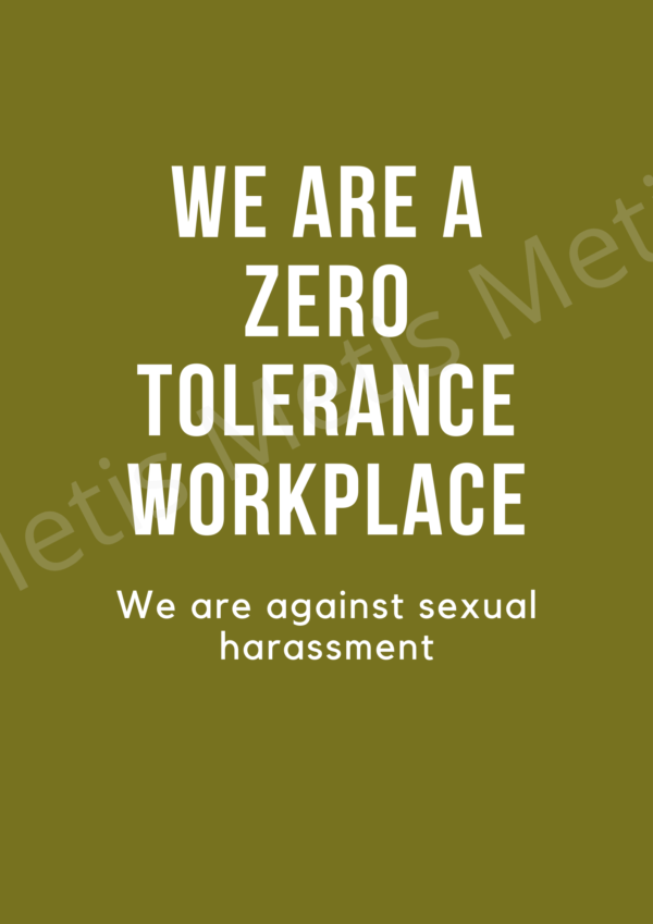 Zero tolerance