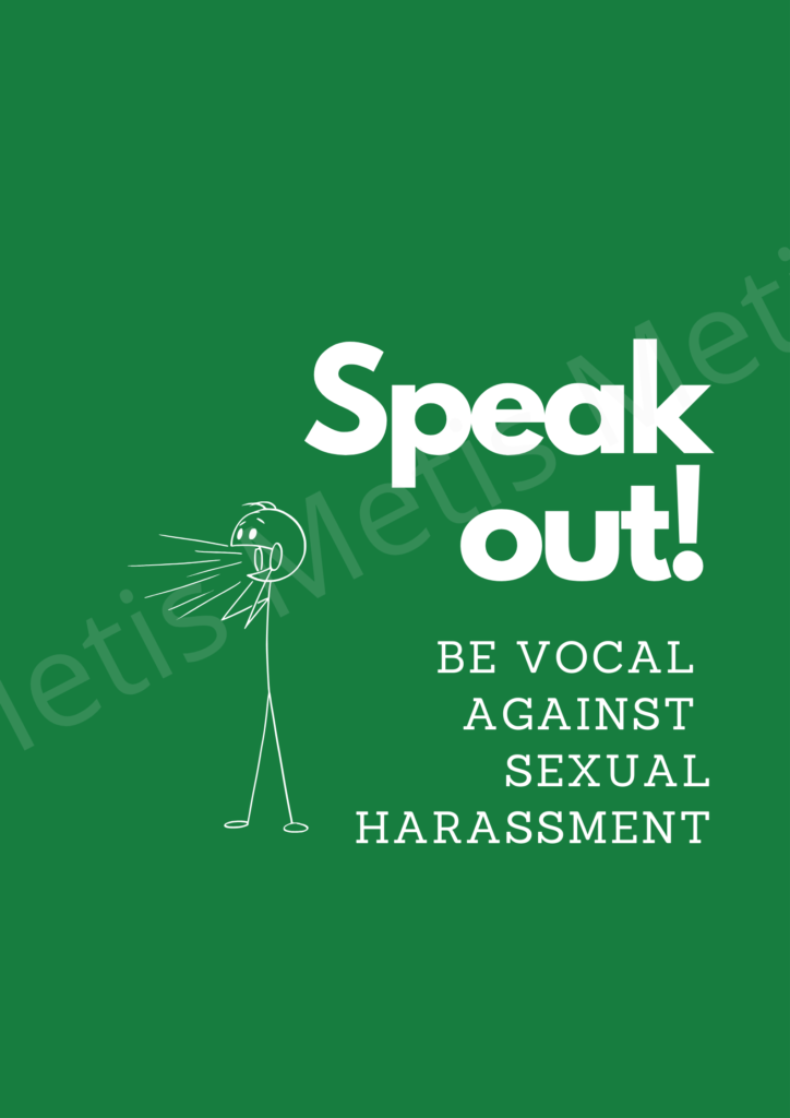 POSH Poster - Speak out, Be vocal against sexual harassment